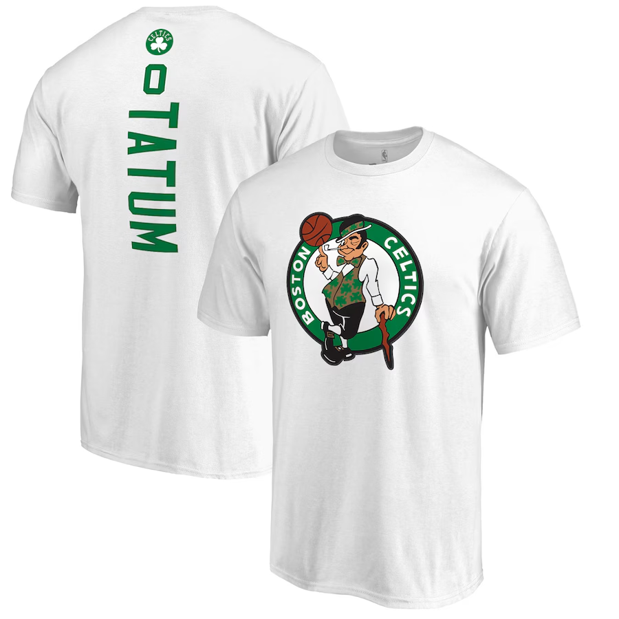 Men NBA Boston Celtics white T shirt